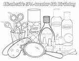 Shopping Coloring Pages Getcolorings Color sketch template