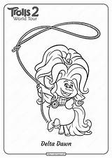 Trolls Poppy Troll Barb Patrol Paw Centaur sketch template