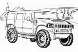 Coloring Hummer Pages Humvee H2 Adult Search sketch template