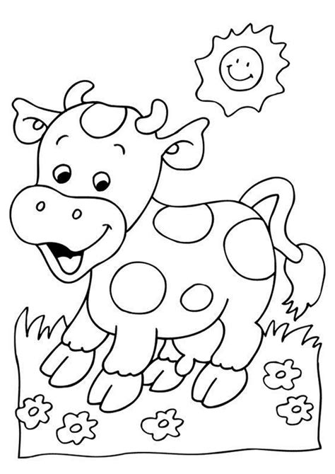 easy  print  coloring pages  coloring pages farm