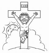 Crucificado Feira Desenho Pascoa Páscoa Crucificação Biblicos Catequese Pregado Biblia Escolha sketch template