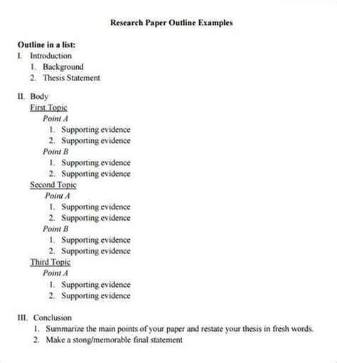 persuasive essay  research paper outline