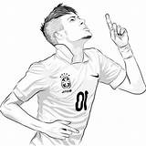 Neymar Coloriage Imprimer Psg Bresil Ronaldo Articol Aplemontbasket sketch template