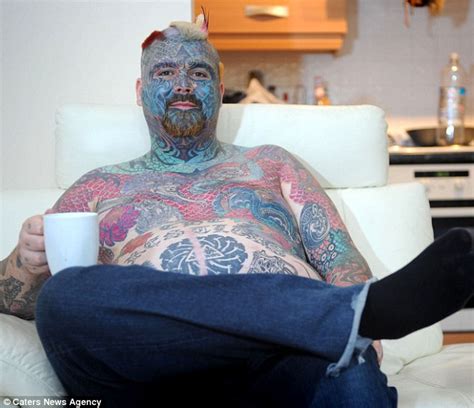 britain s most tattooed man spends thousands having artwork removed