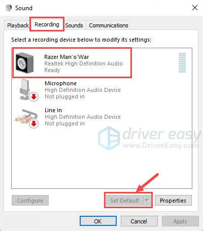 solved microphone  working  windows  driver easy