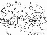 Coloring Winter Pages Wonderland Fun sketch template