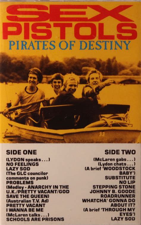 Sex Pistols Pirates Of Destiny 1989 Cassette Discogs