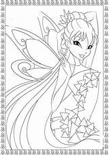 Winx Tynix Coloring sketch template