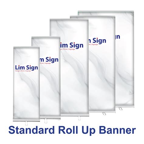 standard roll  banner  product categories lim sign