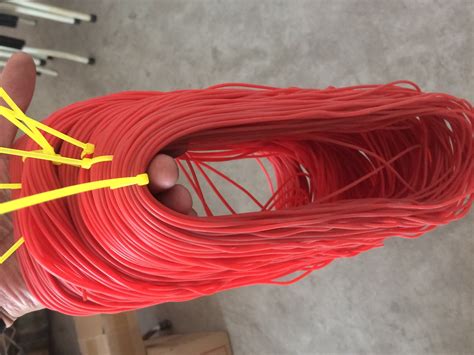 us 12 00 single layers hollow rubber elastic 2 2mm red