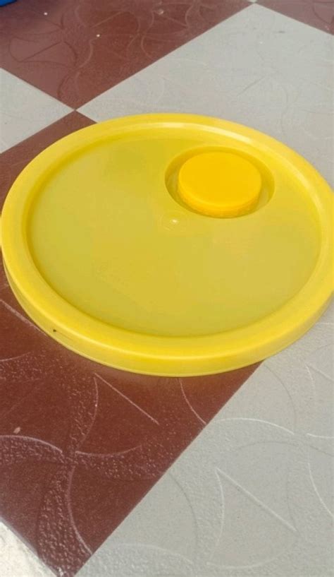 yellow plastic lid size  mm diameter  rs piece  vasantha narasapura industrial