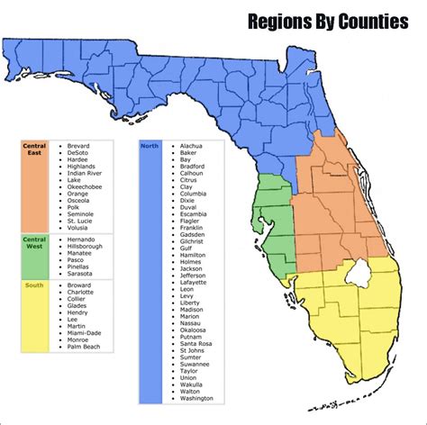 south florida county map