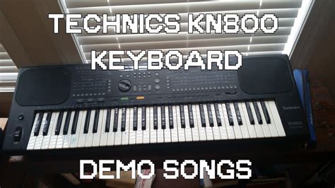 technics kn keyboard demo songs youtube