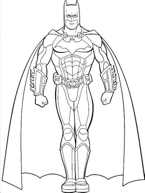 batman coloring page printable