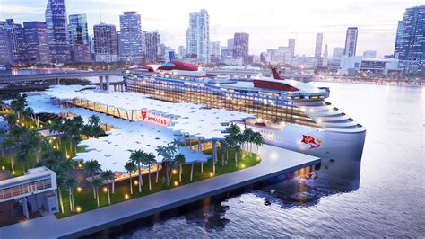 virgin voyages cruise terminal  port miami arquitectonica architecture