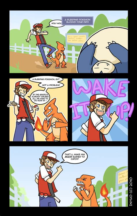 Blockage By Inyuo Pokemon Comic Strip Featuring