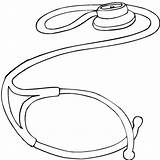 Coloring Stethoscope Aid First Medical Tool Kit Pages Band Getcolorings Getdrawings sketch template