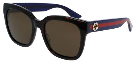 gucci gg0034s sunglasses havana and blue brown tortoise black