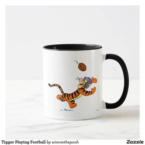tigger playing football mug zazzle mugs tigger playing football