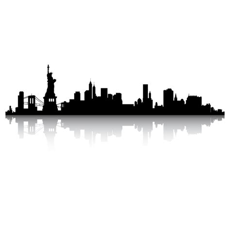 new york city skyline silhouette clip art city silhouette png