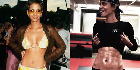 How Halle Berry Works Out To Get Her Super Ripped Abs