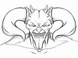 Balor Demon Gothic Getcolorings Finn Getdrawings sketch template