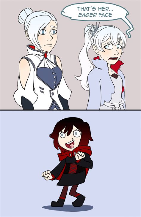 ruby s hypersonic eager face rwby know your meme