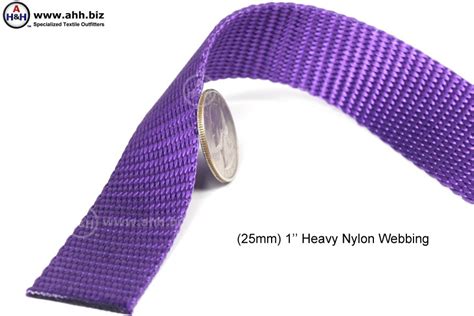 heavy nylon webbing  colors
