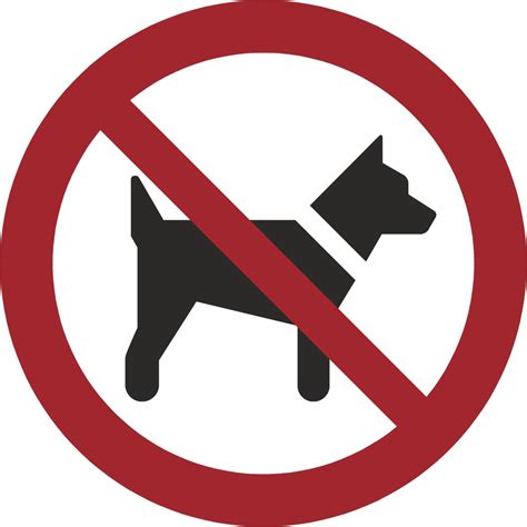 verbotszeichen mitfuehren von hunden verboten rudat shop
