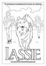 Lassie sketch template