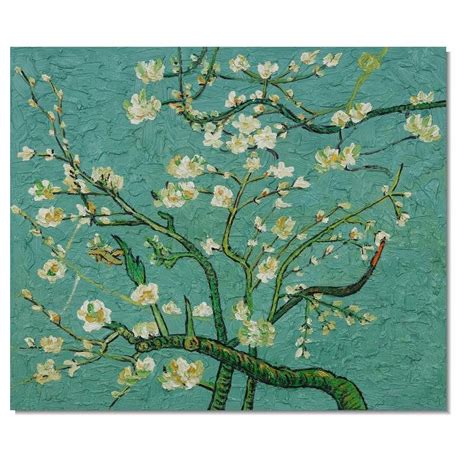 100 Hand Paint Branches Of An Almond Tree In Blossom Vincent Van Gogh