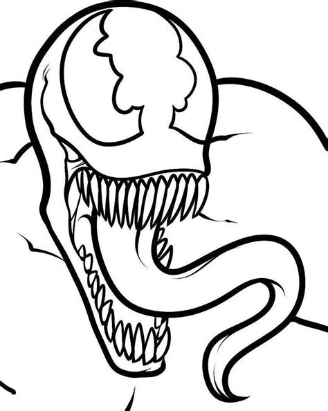 carnage coloring pages linear  printable coloring pages
