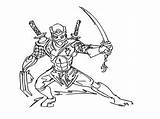 Ninja Coloring Pages Print sketch template