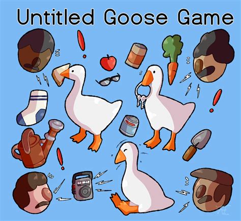 untitled goose game  flowfell  deviantart