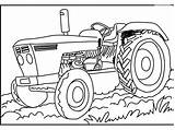 Tractor Coloring Pages Ford Print sketch template