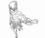 Sasuke Uchiha Coloring Pages Naruto Template Random Printable sketch template