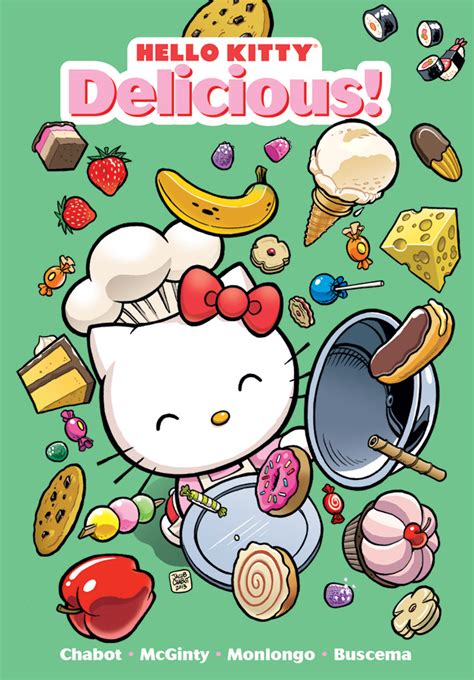Viz Media And Perfect Square Announce Hello Kitty Delicious Graphic