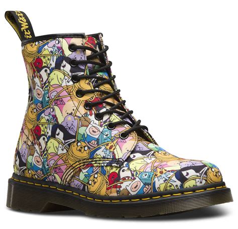 limited edition dr martens  toon adventure time  character canvas boots ebay