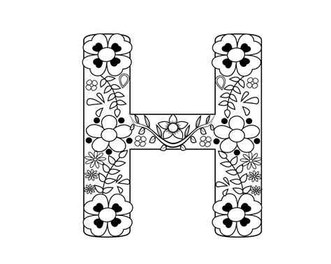 letter  coloring pages  adults  wallpaper
