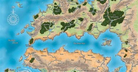 golarion fantasy map