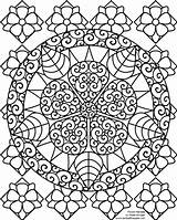 Coloring Pages Mandala Printable Sheets Color Kids Colouring Detailed Adult Sheet Print Hard Mandalas Abstract Adults Flower Drawings Girls Gif sketch template