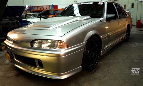 holden vl commodore  nissan rb gt  conversion  awd video performancedrive