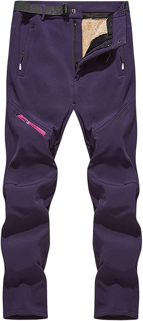 amazoncom womens snow pants waterproof  size outdoor hiking warm winter thick snowboard