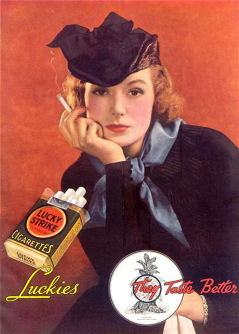 Lucky Strike Luckies Girl 1935 Cigarettes Mad Men Art