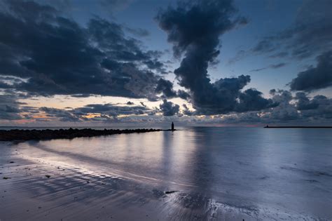 papel de parede mar nuvens horizonte de praia calma natureza  philbrown