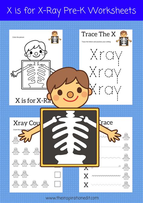 xray letter  preschool printable activity  inspiration edit