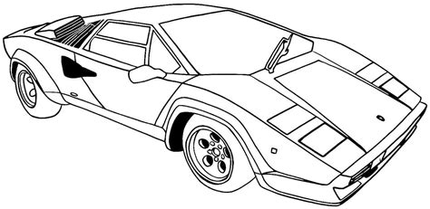 fast cars pages coloring pages