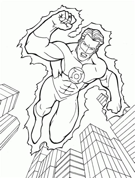 dc super heroes coloring pages coloring home