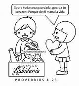 Proverbios Sabiduria Prudencia Publicando Biblia Toda Guardada Porque Abierto Dominical Cristiano sketch template