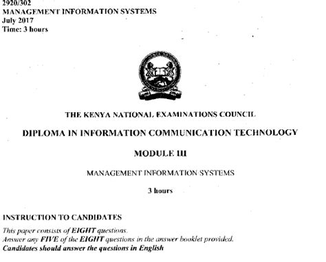 diploma  electrical  electronic engineering power option module  knec  papers